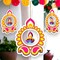 5ct Paper Hanging Rangoli Deepak for Diwali Decoration, Diwali Decor, Diwali Decorations, Diwali Party, Deepawali Hanging, Diwali Garland